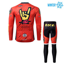 Load image into Gallery viewer, Thriller Rider Sports Bicycle Clothing Mens Cycling Jackets and Tights Winter Kit(Rock)
