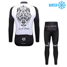 Load image into Gallery viewer, Thriller Rider Sports Bicycle Clothing Mens Cycling Jackets and Tights Winter Kit(Ace of Spades)
