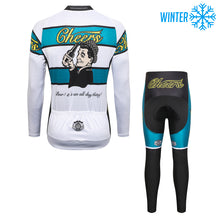 Load image into Gallery viewer, Thriller Rider Sports Bicycle Clothing Mens Cycling Jackets and Tights Winter Kit(Cheers for Being)
