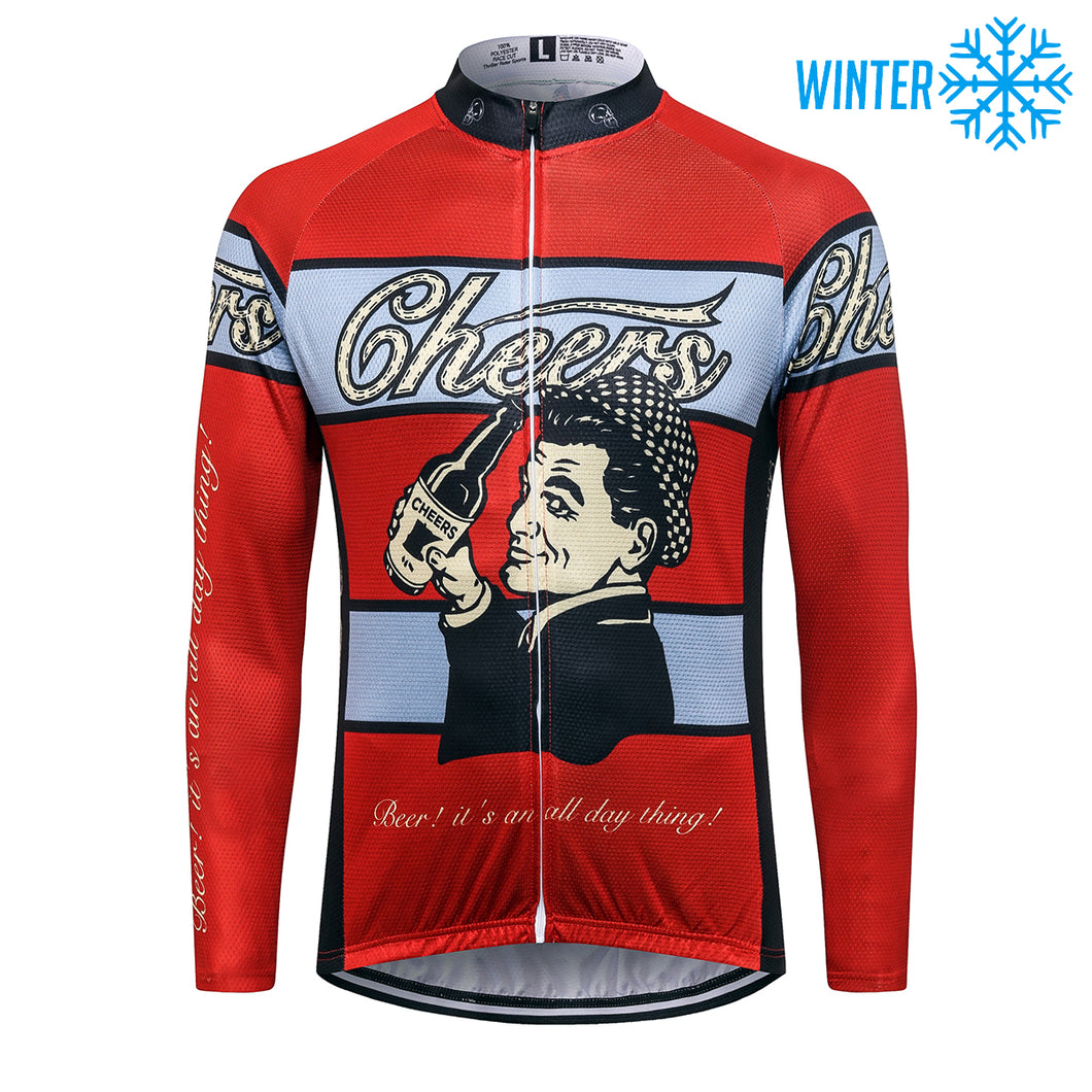 Thriller Rider Sports Bicycle Clothing Mens Cycling Jackets Winter(Cheers for Being)