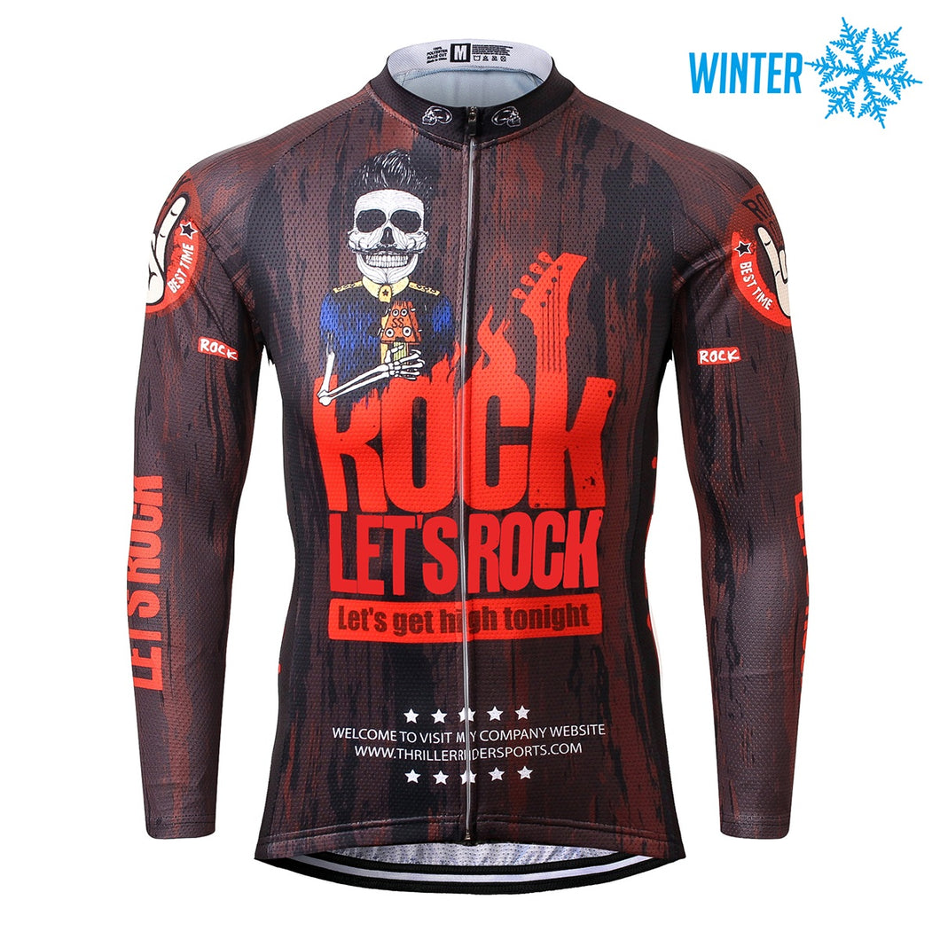 Thriller Rider Sports Bicycle Clothing Mens Cycling Jackets Winter(Let's Rock)