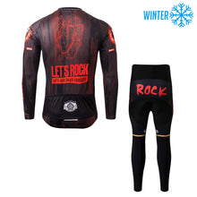 Load image into Gallery viewer, Thriller Rider Sports Bicycle Clothing Mens Cycling Jackets and Tights Winter Kit(Let&#39;s Rock)
