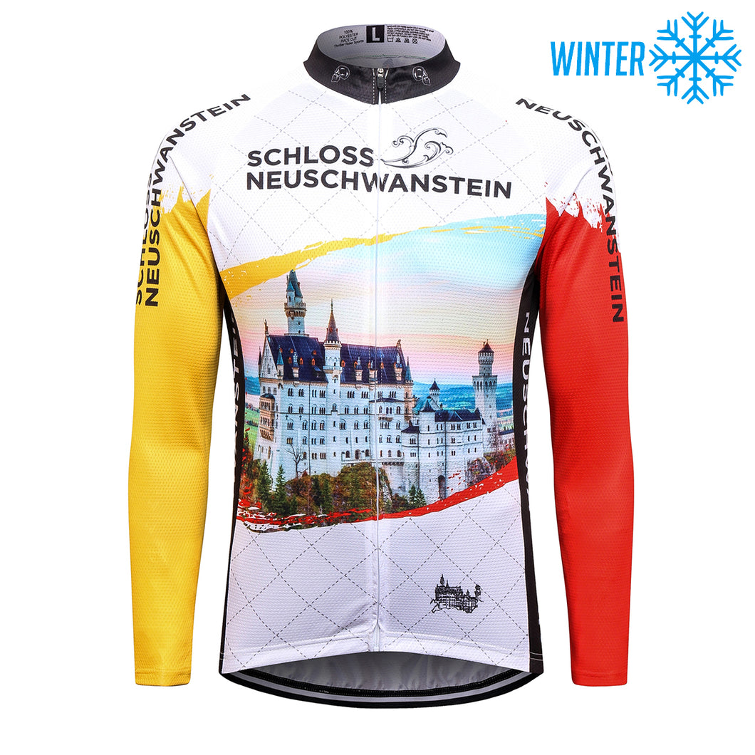 Thriller Rider Sports Bicycle Clothing Mens Cycling Jackets Winter(Schoss Neuschwanstein)