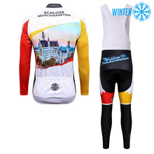 Load image into Gallery viewer, Thriller Rider Sports Bicycle Clothing Mens Cycling Jackets and Bib Tights Winter Kit(Schoss Neuschwanstein)
