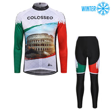 Load image into Gallery viewer, Thriller Rider Sports Bicycle Clothing Mens Cycling Jackets and Tights Winter Kit(Colosseo)
