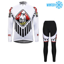 Load image into Gallery viewer, Thriller Rider Sports Bicycle Clothing Mens Cycling Jackets and Tights Winter Kit(Baby on Board)
