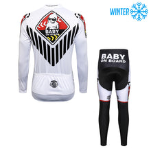 Load image into Gallery viewer, Thriller Rider Sports Bicycle Clothing Mens Cycling Jackets and Tights Winter Kit(Baby on Board)
