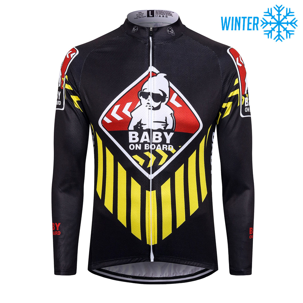 Thriller Rider Sports Bicycle Clothing Mens Cycling Jackets Winter(Baby on Board)