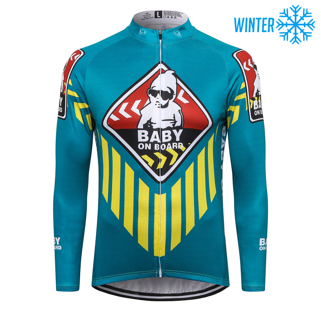 Thriller Rider Sports Bicycle Clothing Mens Cycling Jackets Winter(Baby on Board)