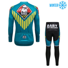 Load image into Gallery viewer, Thriller Rider Sports Bicycle Clothing Mens Cycling Jackets and Tights Winter Kit(Baby on Board)
