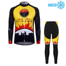 Load image into Gallery viewer, Thriller Rider Sports Bicycle Clothing Mens Cycling Jackets and Tights Winter Kit(The Devil is in Your Heart)
