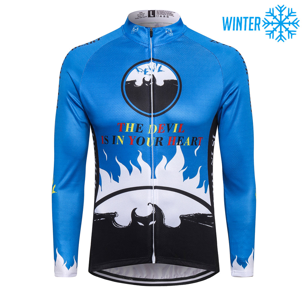 Thriller Rider Sports Bicycle Clothing Mens Cycling Jackets Winter(The Devil is in Your Heart)