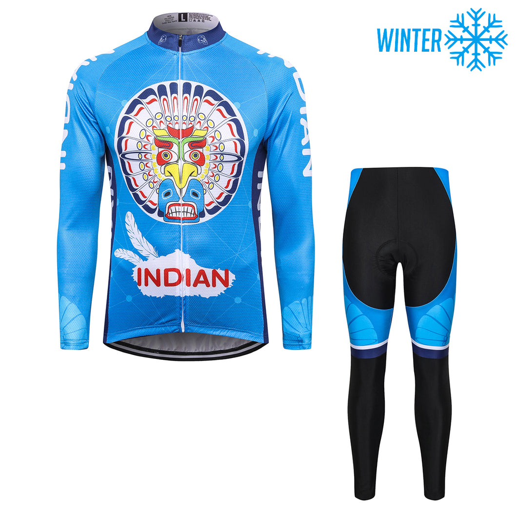 Thriller Rider Sports Bicycle Clothing Mens Cycling Jackets and Tights Winter Kit(Indian)