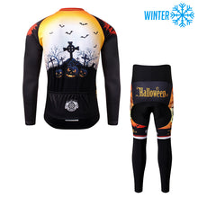 Load image into Gallery viewer, Thriller Rider Sports Bicycle Clothing Mens Cycling Jackets and Tights Winter Kit(Ghost Castle)
