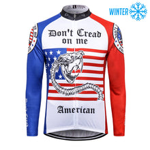 Load image into Gallery viewer, Thriller Rider Sports Bicycle Clothing Mens Cycling Jackets Winter(Don&#39;t Cread on Me)
