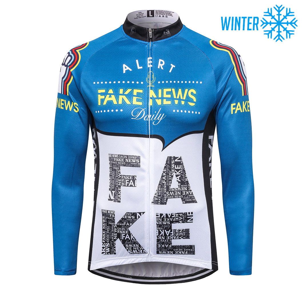 Thriller Rider Sports Bicycle Clothing Mens Cycling Jackets Winter(Fake News)