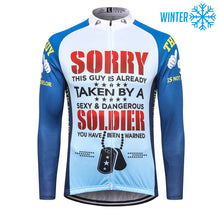 Load image into Gallery viewer, Thriller Rider Sports Bicycle Clothing Mens Cycling Jackets Winter(You Have Been Warned)
