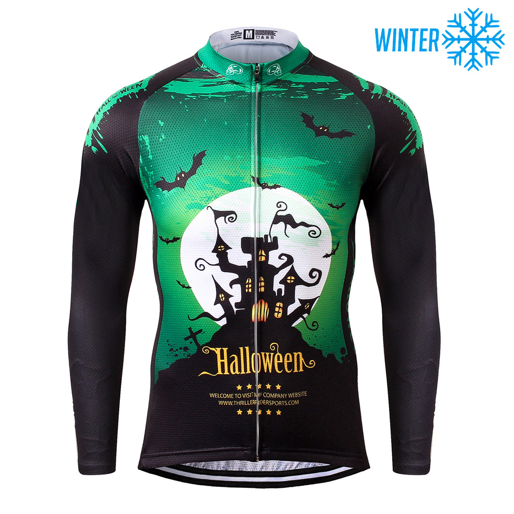 Thriller Rider Sports Bicycle Clothing Mens Cycling Jackets Winter(Ghost Castle)