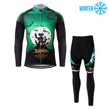 Load image into Gallery viewer, Thriller Rider Sports Bicycle Clothing Mens Cycling Jackets and Tights Winter Kit(Ghost Castle)
