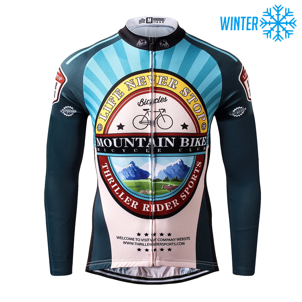 Thriller Rider Sports Bicycle Clothing Mens Cycling Jackets Winter(Mountian Bike Bicycle Club)