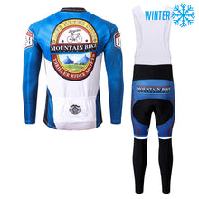 Load image into Gallery viewer, Thriller Rider Sports Bicycle Clothing Mens Cycling Jackets and Bib Tights Winter Kit(Mountian Bike Bicycle Club)
