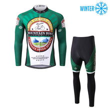 Load image into Gallery viewer, Thriller Rider Sports Bicycle Clothing Mens Cycling Jackets and Tights Winter Kit(Mountian Bike Bicycle Club)
