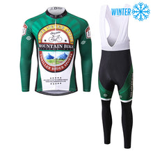 Load image into Gallery viewer, Thriller Rider Sports Bicycle Clothing Mens Cycling Jackets and Bib Tights Winter Kit(Mountian Bike Bicycle Club)
