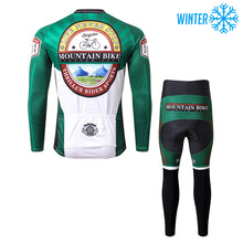 Load image into Gallery viewer, Thriller Rider Sports Bicycle Clothing Mens Cycling Jackets and Tights Winter Kit(Mountian Bike Bicycle Club)
