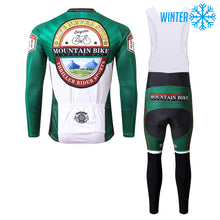 Load image into Gallery viewer, Thriller Rider Sports Bicycle Clothing Mens Cycling Jackets and Bib Tights Winter Kit(Mountian Bike Bicycle Club)
