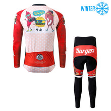 Load image into Gallery viewer, Thriller Rider Sports Bicycle Clothing Mens Cycling Jackets and Tights Winter Kit(The Burgers)
