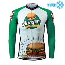 Load image into Gallery viewer, Thriller Rider Sports Bicycle Clothing Mens Cycling Jackets Winter(The Burgers)
