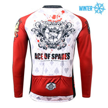 Load image into Gallery viewer, Thriller Rider Sports Bicycle Clothing Mens Cycling Jackets Winter(Ace of Spades)
