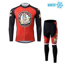 Load image into Gallery viewer, Thriller Rider Sports Bicycle Clothing Mens Cycling Jackets and Tights Winter Kit(Cheer for Being)
