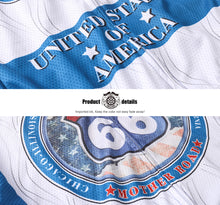 Load image into Gallery viewer, Thriller Rider Sports Bicycle Clothing Mens Cycling Jersey Short Sleeve(Route 66)
