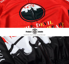 Load image into Gallery viewer, Thriller Rider Sports Bicycle Clothing Mens Cycling Jersey Short Sleeve and Shorts Kit(The Devil is in Your Heart)
