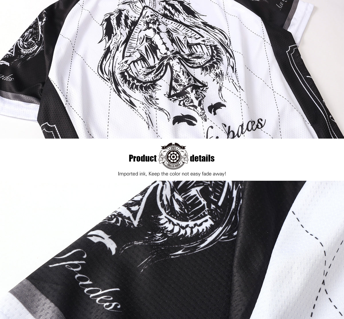 Thriller Rider Sports Bicycle Clothing Mens Cycling Jersey Short Sleev
