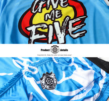 Load image into Gallery viewer, Thriller Rider Sports Bicycle Clothing Mens Cycling Jersey Short Sleeve(Give Me Five)
