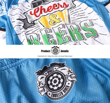 Load image into Gallery viewer, Thriller Rider Sports Bicycle Clothing Mens Cycling Jersey Long Sleeve(Cheers &amp; Beers)
