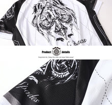 Load image into Gallery viewer, Thriller Rider Sports Bicycle Clothing Mens Cycling Jersey Long Sleeve(Ace of Spades)
