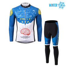 Load image into Gallery viewer, Thriller Rider Sports Bicycle Clothing Mens Cycling Jackets and Tights Winter Kit(Rest Your Mind)
