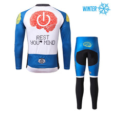 Load image into Gallery viewer, Thriller Rider Sports Bicycle Clothing Mens Cycling Jackets and Tights Winter Kit(Rest Your Mind)
