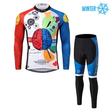 Load image into Gallery viewer, Thriller Rider Sports Bicycle Clothing Mens Cycling Jackets and Tights Winter Kit(Rest Your Mind)
