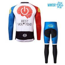 Load image into Gallery viewer, Thriller Rider Sports Bicycle Clothing Mens Cycling Jackets and Tights Winter Kit(Rest Your Mind)
