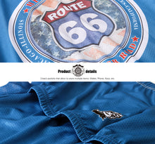 Load image into Gallery viewer, Thriller Rider Sports Bicycle Clothing Mens Cycling Jersey Short Sleeve(Route 66)
