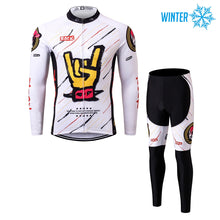 Load image into Gallery viewer, Thriller Rider Sports Bicycle Clothing Mens Cycling Jackets and Tights Winter Kit(Rock)
