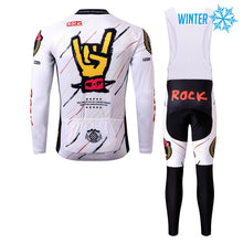 Load image into Gallery viewer, Thriller Rider Sports Bicycle Clothing Mens Cycling Jackets and Bib Tights Winter Kit(Rock)
