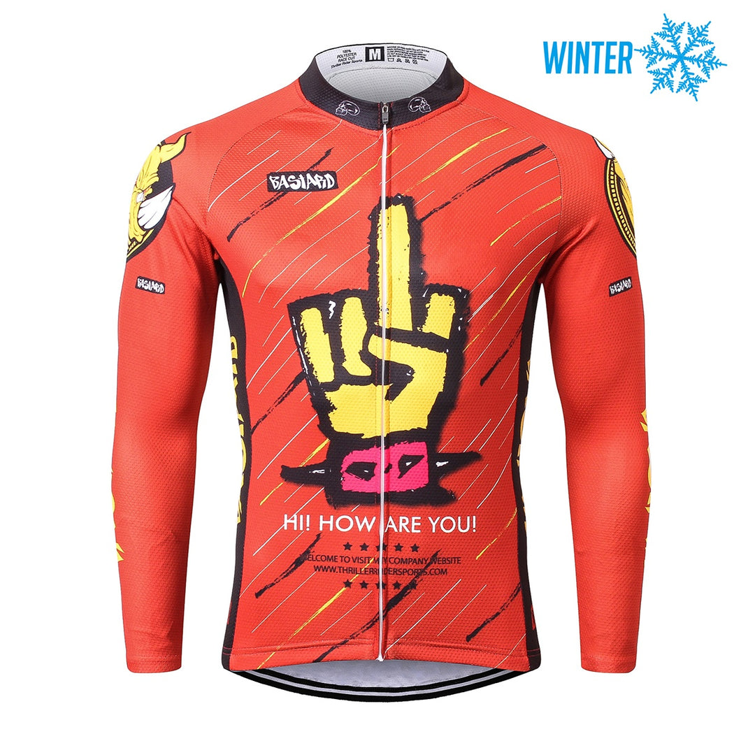 Thriller Rider Sports Bicycle Clothing Mens Cycling Jackets Winter(Bastard)