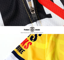 Load image into Gallery viewer, Thriller Rider Sports Bicycle Clothing Mens Cycling Jersey Long Sleeve and Bib Trousers Kit(Gas Sucks Ride a Bike)
