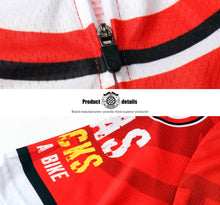 Load image into Gallery viewer, Thriller Rider Sports Bicycle Clothing Mens Cycling Jackets Winter(Gas Sucks Ride a Bike)
