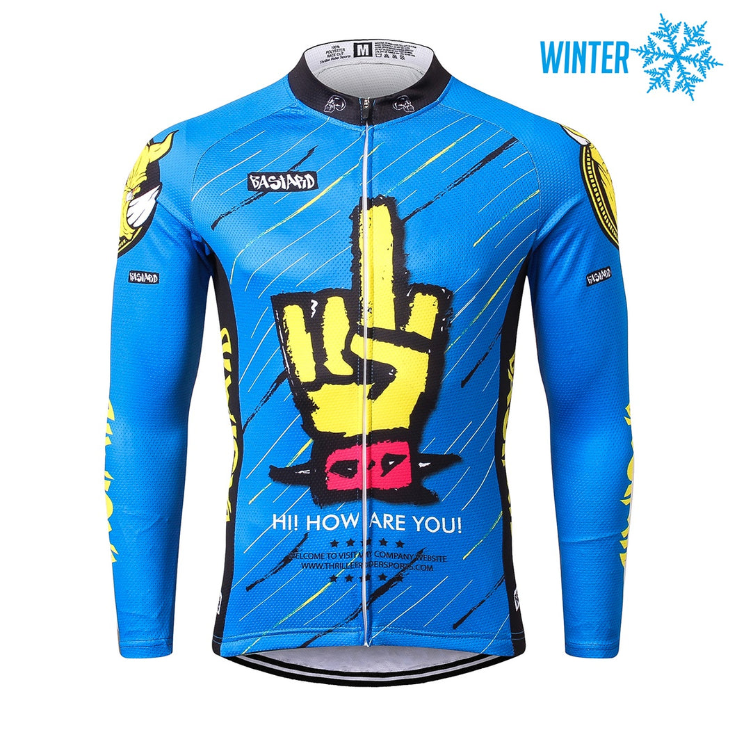 Thriller Rider Sports Bicycle Clothing Mens Cycling Jackets Winter(Bastard)